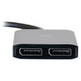 thumbnail image 3 of C2G 54291 DisplayPort to DisplayPort Monitor Splitter - 2 Port 4K DisplayPort MST Hub USB Powered, 3 of 4