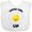 AA-White, variant on Inktastic Sunny Side Up Boys or Girls Baby Bib