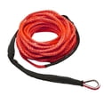 thumbnail image 2 of DYNWAVECA Synthetic Winch Rope Car Towing Strap Portable 15M 8350lbs Sturdy Recovery Rope Winch Cable for SUV ATV Vehicles Car UTV Red, 2 of 9