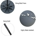 thumbnail image 6 of Travel Essentials Umbrella Windproof Compact Collapsible Light, Automatic, Strong and Portable, Wind Resistant Folding Small Umbrella for Rain, 6 of 10