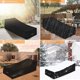 thumbnail image 3 of Funda protectora para tumbona, impermeable, resistente al viento, anti-UV, funda protectora para tumbona de tela Oxford 210D (200 x 75 x 40/80 cm), color negro, 3 of 5