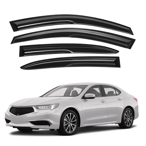 For Acura TLX 2015-2020 Window Visor Vent Sun Rain Guards Wind Deflector US
