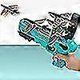 thumbnail image 3 of Foam Craft Launcher Bubble Catapult Plane Toys Kids Eject Outdoor Sport Toys Glider, 3 of 5
