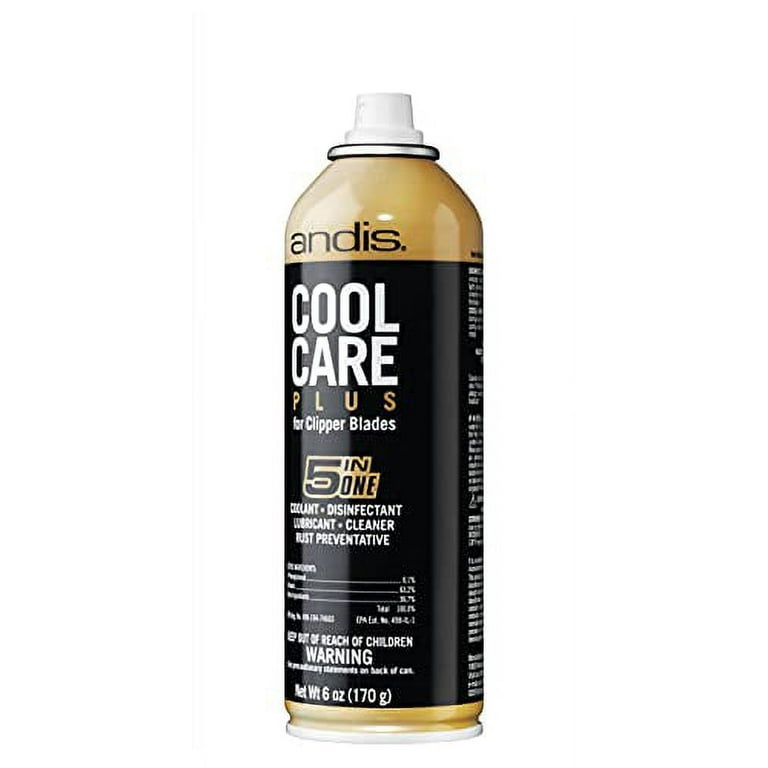 Andis Cool Care Plus Clipper Blade Cleaner 6oz - My Salon Express Barber  and Salon Supply