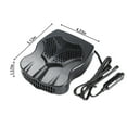 VALSEEL Space Heater Car Heater Portable Vehicle Windscreen Defrost