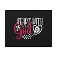 thumbnail image 1 of Scripture Walls Start With God Proverbs 1:7 Christian Wall Art Bible Verse Print Ready to Hang Unframed, 1 of 8