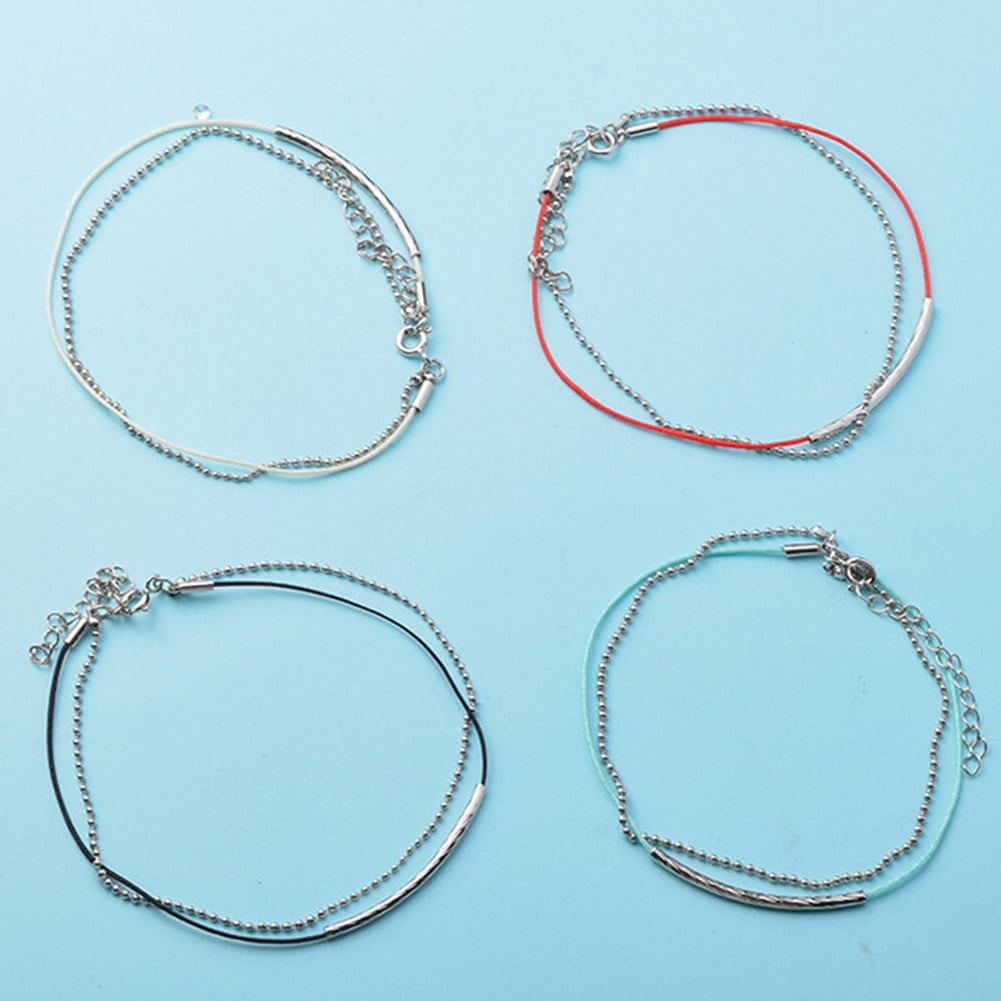 Qoo10 - K-POP Idol BTS V Taehyung Bead Chain Layered Color Rope Bracelet :  Jewelry