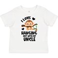 thumbnail image 3 of Inktastic Monkey I Love Hanging out with My Uncle Boys or Girls Toddler T-Shirt, 3 of 5