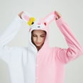 thumbnail image 5 of Unisex Adult Monomi Onesie Animal Monomi Pink Pajamas Homewear,Cartoon Monomi Jumpsuits Party Wear, 5 of 5
