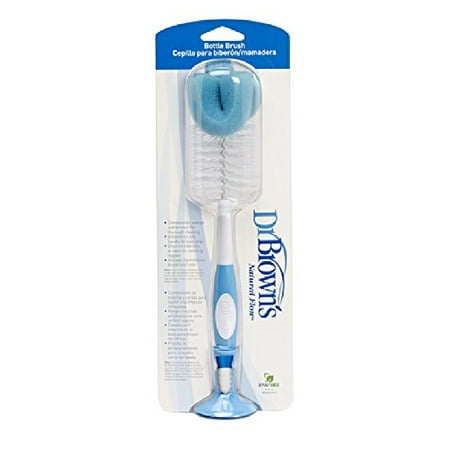 Dr Brown's Natural Flow Bottle Brush, Blue 1 Count
