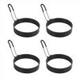thumbnail image 1 of Eggs Rings, 4 Pack Stainless Steel Egg , Pancake Mold for Frying Eggs and Omelet, 1 of 4