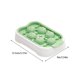 thumbnail image 3 of Matsuzay Molde de hielo Bandeja Caja de almacenamiento Contenedor Cocina Cocina y Comedor Verde claro, 3 of 6