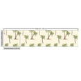 thumbnail image 2 of Ambesonne Hawaii Fabric by the Yard Upholstery, Simplistic Palms Pattern, 10 Yards, Cream Cocoa and Khaki, 2 of 4