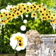 thumbnail image 3 of Luinabio 50 Mini Cabezas de Girasol Artificiales con Alambre de Hierro para Decoraci&oacute;n de Fiestas en Hogar Bodas Centros de Mesa de Flores para Novias Coronas Jard&iacute;n Luinabio NA, 3 of 6