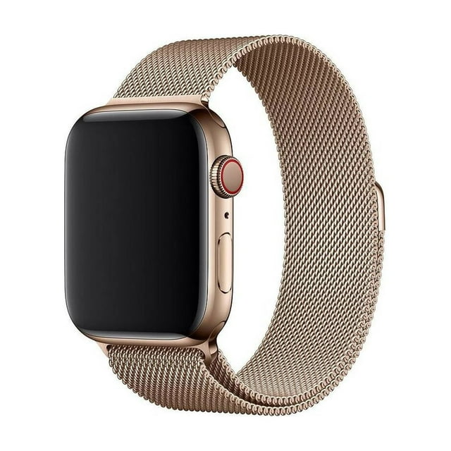 Correa para Apple Watch de 38 mm, correa de metal beige