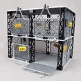 thumbnail image 6 of YIFAEUX 1 Set Double Layers Cage Building Block Toy Educational Closed Prisoner Cage Assembly Model Doomsday Scene Desktop Decoration Toddler Boys Girls Gift, 6 of 6