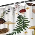 thumbnail image 3 of Red Mushroom Nature White Pattern Shower Curtain 84"x72" ,Bathroom Decorative Shower Curtains Set with 12 Hooks,Modern Waterproof Washable Shower Curtain, 3 of 6