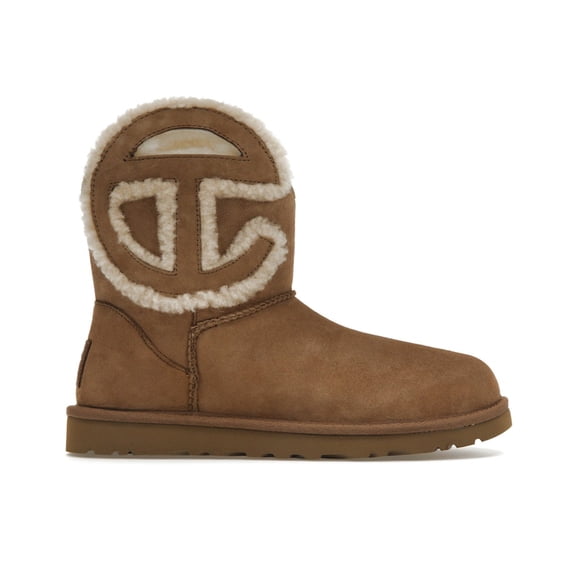 UGG Unisex x Telfar Logo Mini Chestnut Boots, from StockX