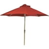 Aluminum Market Umbrella Ming Red & Gold, 9'