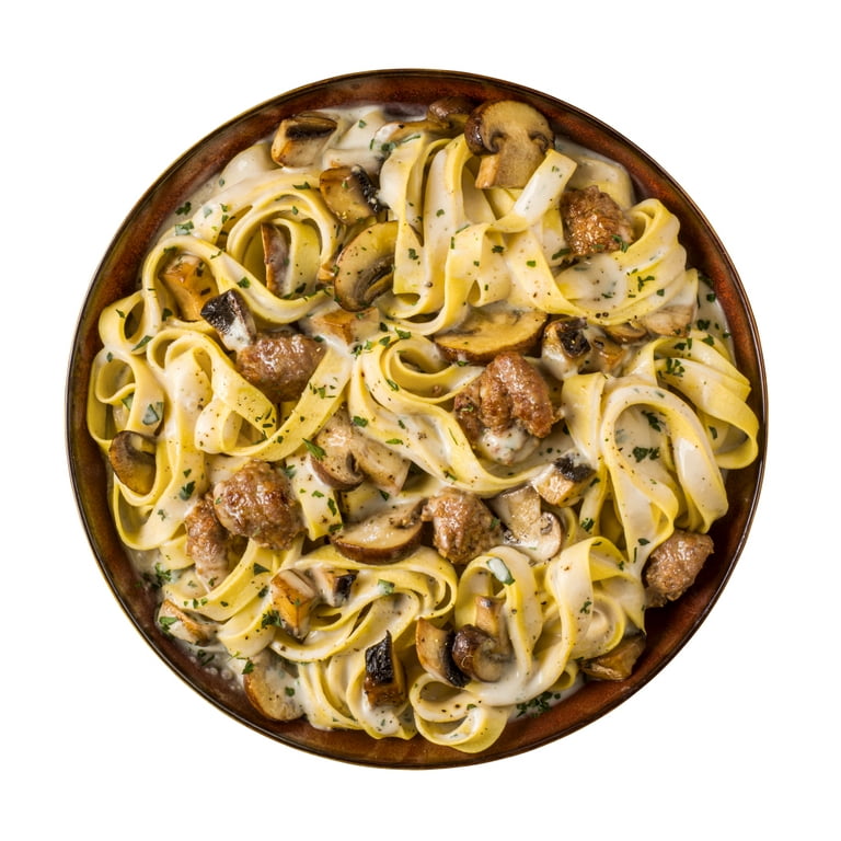 Giovanni Rana Homestyle Fettuccine Sausage & Mushroom Premium Meal Kit Tray  (Family Size, 38oz) | 