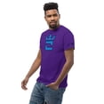 thumbnail image 5 of CROWN DOUBLE BLUE Men's classic tee (Purple, XL), 5 of 6