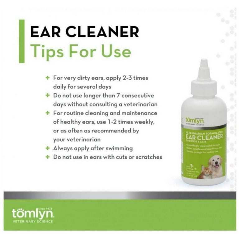 Tomlyn Veterinarian Formulated Ear Cleaner for Dogs & Cats Tomlyn Veterinarian Formulated Ear Cleaner for Dogs & Cats