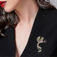 thumbnail image 2 of Phoenix Brooch Shiny Rhinestone Colorful Realistic Phoenix Chinese Style Sweater Formal Coat Clothes Pin Jewelry Gift Clothing Accessories, 2 of 4