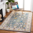 thumbnail image 2 of SAFAVIEH Anatolia Dalton Oriental Wool Area Rug, Dark Grey/Ivory, 6' x 6' Square, 2 of 8