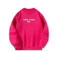 thumbnail image 1 of Sudadera para Mujer Jersey Trajes Casuales Disfraces Rojos Rosas Tops Sudadera con Cuello Redondo para Desplazamientos Uso Diario Compras , l L, 1 of 8