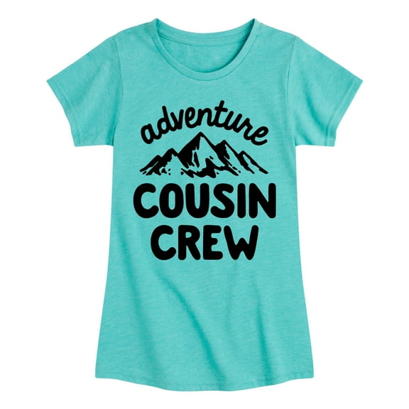 Instant Message - Adventure Cousin Crew - Toddler & Youth Girls Short Sleeve Graphic T-Shirt