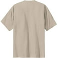 thumbnail image 2 of Joe's USA Tall Heavyweight Cotton T-Shirts-XLT-Light Sand, 2 of 2
