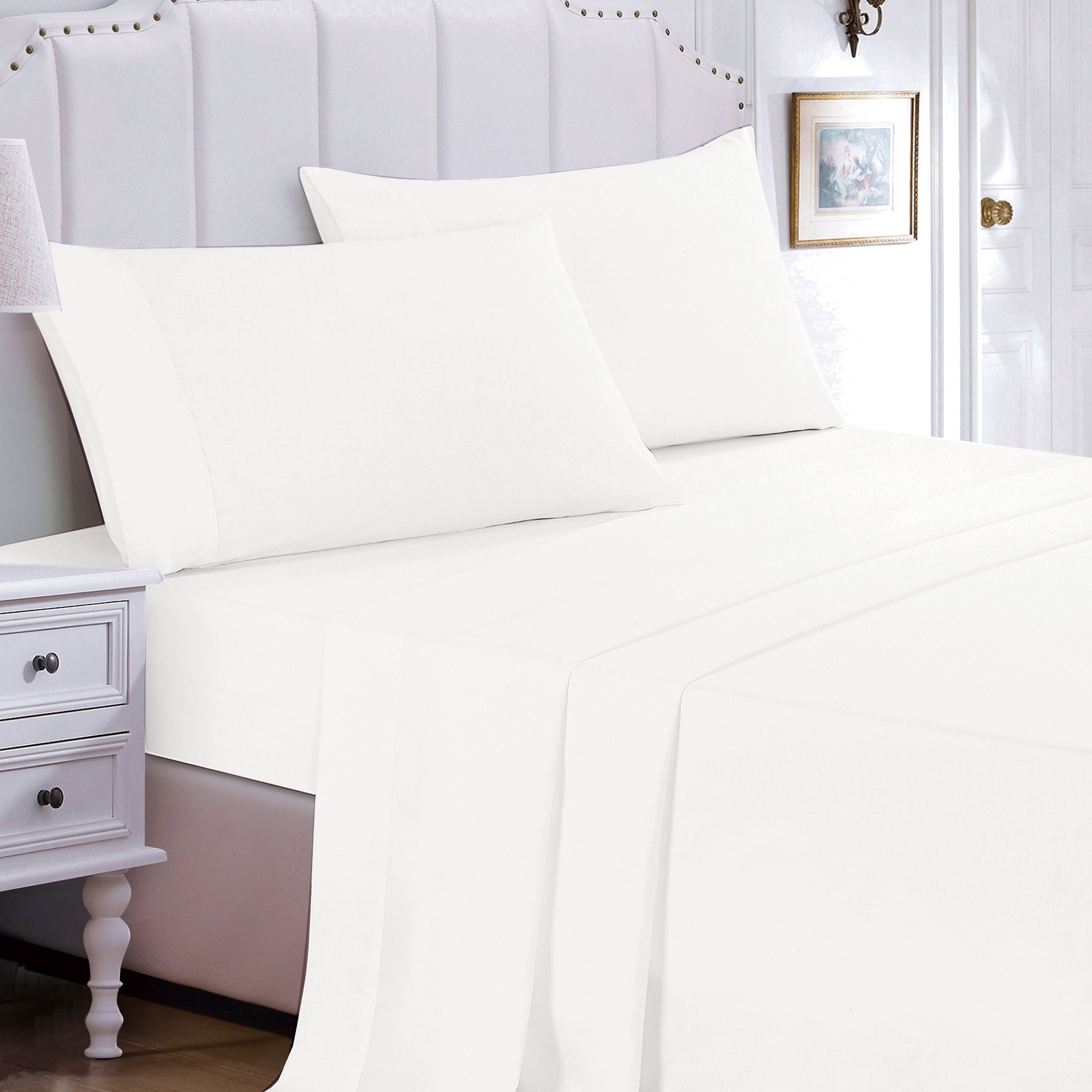 9-Piece Black & White Geometric Comforter Set, Luxury Bedding with Sheets and Decor Pillows,, King