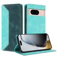 thumbnail image 2 of Phone Case for Google Pixel 8A FOXDOCK Premium Leather,Creative Dual-Color Cover with Card Slot,Shockproof, 2 of 7