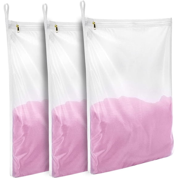 Delicates Laundry Bags, Fine Mesh Wash Bag for Lingerie, Underwear, Bra, Silk, Socks with Hanging Loop