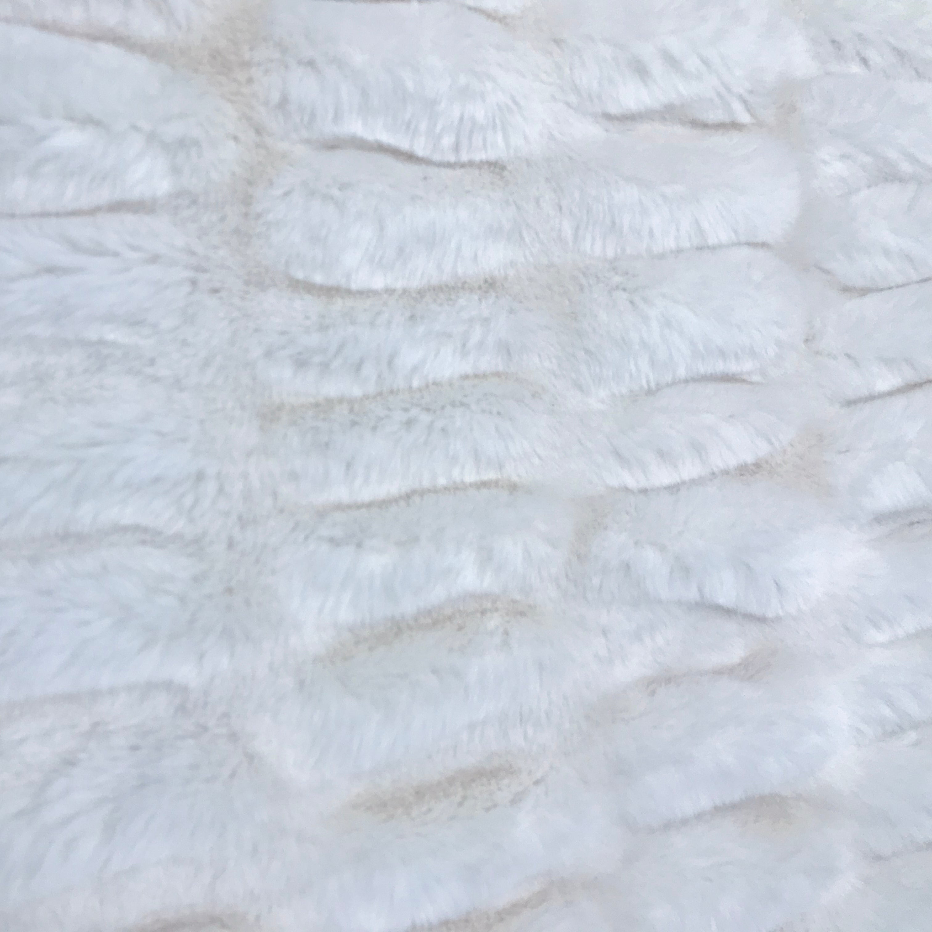 Stretch Embroidered Faux Fur