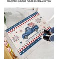 thumbnail image 6 of Independence Day Indoor Doormat,Comfy Shaggy Mats for Bathroom Farm Blue Truck USA Flag Plush Floor Rugs Cozy Shag Doormat Carpets Indoor Entrance Decor Patriotic Fireworks, 6 of 6