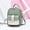 Green, variant on Girly Pink and White Backpack with Diamond Lock Design and Daisy Pendant Versatile Backpack