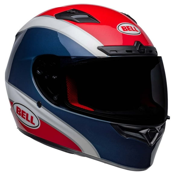 Bell Qualifier DLX MIPS Street Casco (clásico brillante azul marino/rojo - XL)