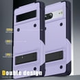 thumbnail image 2 of Allytech Google Pixel 7A Case + 3Pcs Google Pixel 7A Screen Protector, Heavy Duty Protective Shockproof Kickstand Case Cover for Google Pixel 7A 5G 6.1" - Lightpurple, 2 of 7
