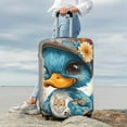 thumbnail image 6 of Picia Cute Sunflower Blue Duck Luggage Protector Cover Thicken Suitcase Protector Cover Fit 18-32 Inch Luggage-Medium, 6 of 9