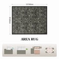 thumbnail image 5 of Lahome Washable 8'x10' Area Rug, Black Vintage Floral Rugs for Living Room, Non-Slip Soft Low Pile Farmhouse Botanical Birds Pattern Carpet for Bedroom Dining Room Office Decor, Black, 5 of 12