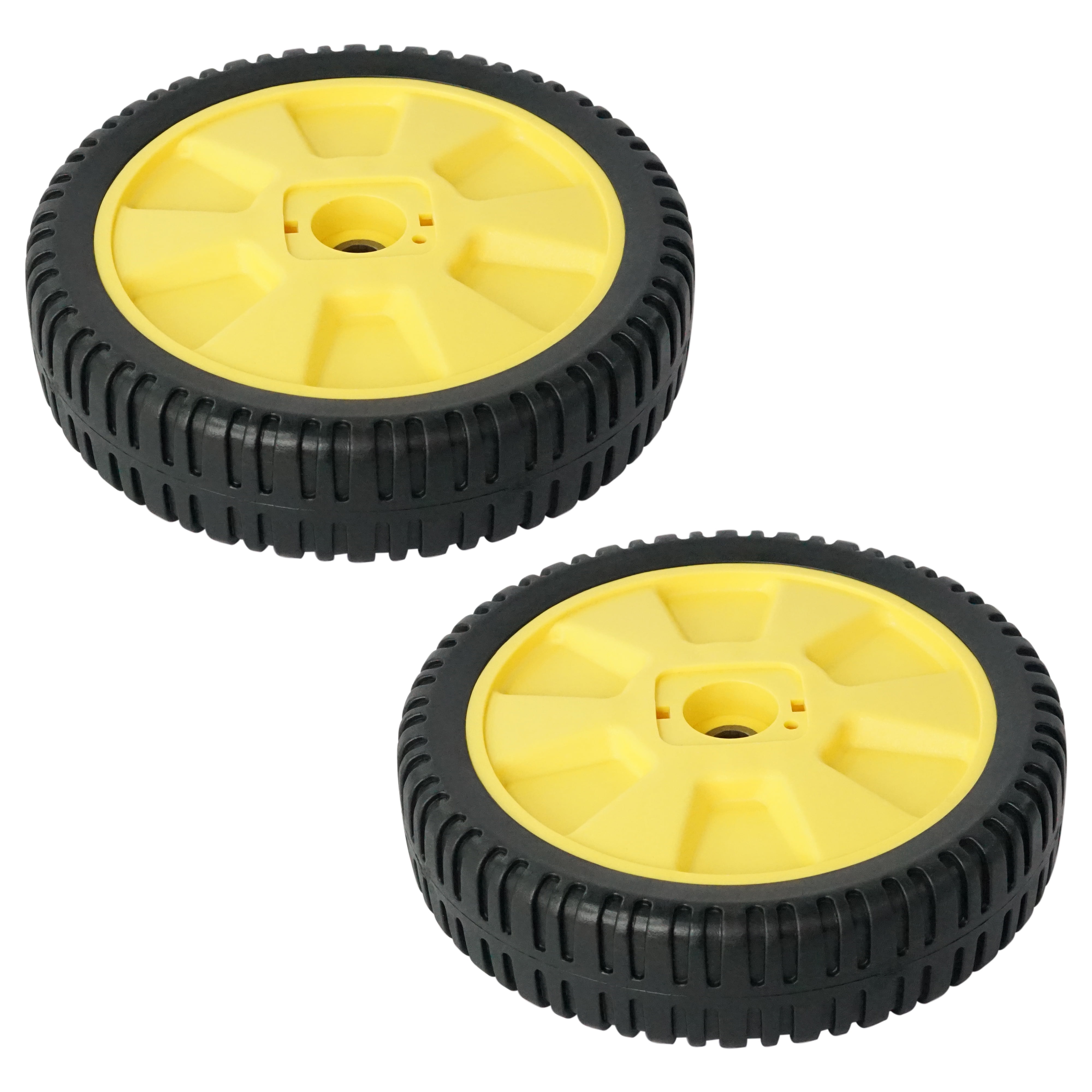 Hex Autoparts 2 Pack Push Mower Wheel Lawn Mower Wheels 72-115 for John Deere AM115138 M111151 12SB 14SB 14SE 14PB JE75