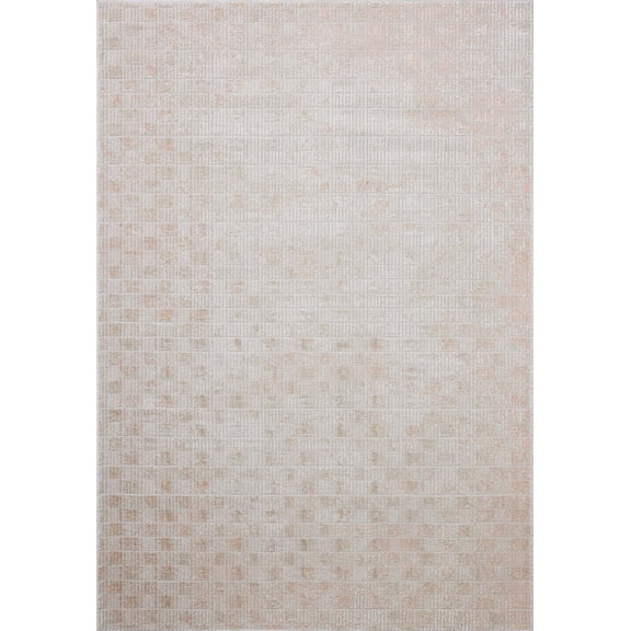 Loloi Townes Beige / Clay 5'-3" x 7'-6" Area Rug