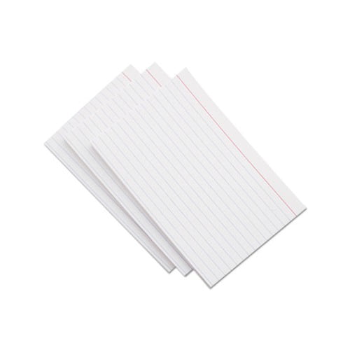 Double Sided Index Cards, 4 x 6, White, Pack Of 100