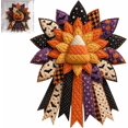 thumbnail image 2 of Beginner-Friendly Oversized Halloween Character Quilted Door Hanger Sewing Kit Handmade DIY Craft Set for Halloween Home Decor Front Door Decoration and Seasonal Display (corn bloom), 2 of 8