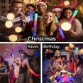 thumbnail image 2 of Value 5-Piece Glow Sticks Bulk LED Foam Glow Sticks with 3 Modes Glow in the Dark Party Supplies for Wedding, Raves, Concert, Party, Camping(Multicolor), 2 of 7