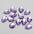 thumbnail image 2 of U8MO 200 Aqua Blue Acrylic Flatback TearDrop Rhinestone Gems 10X14mm No Hole, 2 of 5