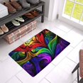 thumbnail image 3 of MKHERT Abstract Computer-generated Resembling Two Birds with Flowing Tails Doormat Rug Home Decor Floor Mat Bath Mat 23.6x15.7 inch, 3 of 3