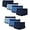 7 Pack - Blue Assorted, variant on Hanes Men's Tagless Ultimate Briefs 7-Pack,Blue Assortment,Small