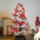thumbnail image 5 of Hots Christmas Candy Color Red And White Striped Mesh Rolls Diy Christmas Tree Decorative Ribbon Ribbon Mesh, 5 of 7